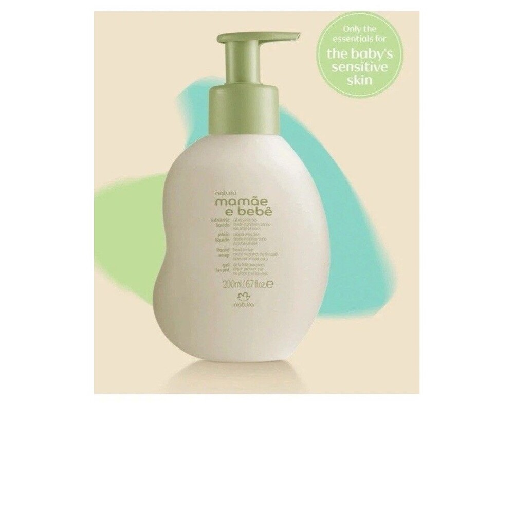 Natura - Mamae e Bebe - Liquid soap 200Ml - (Mom & baby 6.76FlOz)